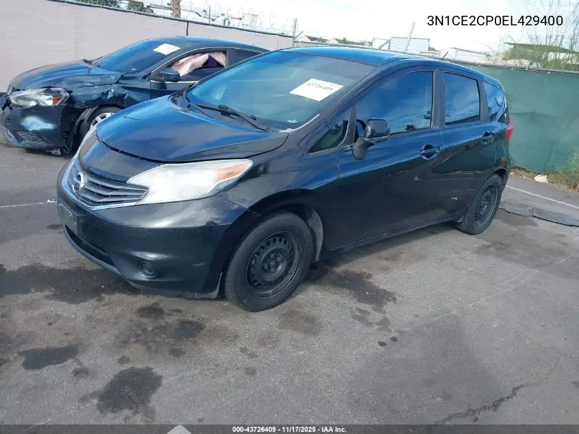 3N1CE2CP0EL429400 2014 Nissan Versa Note Sv