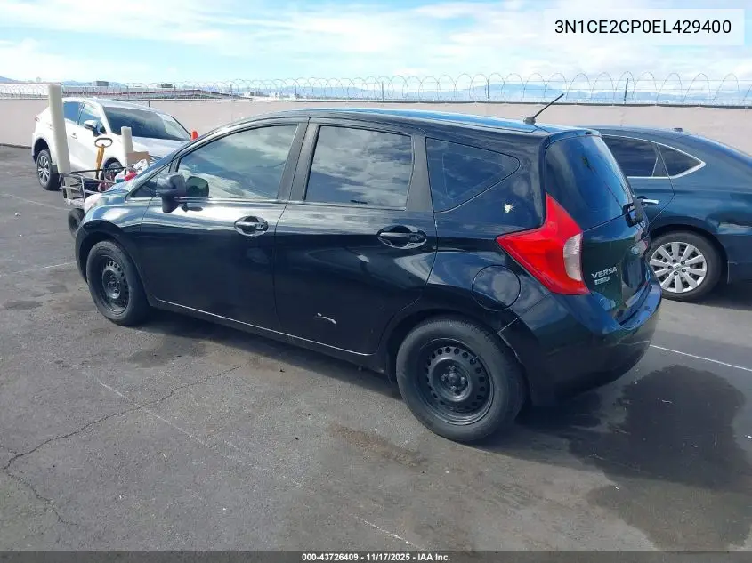 3N1CE2CP0EL429400 2014 Nissan Versa Note Sv
