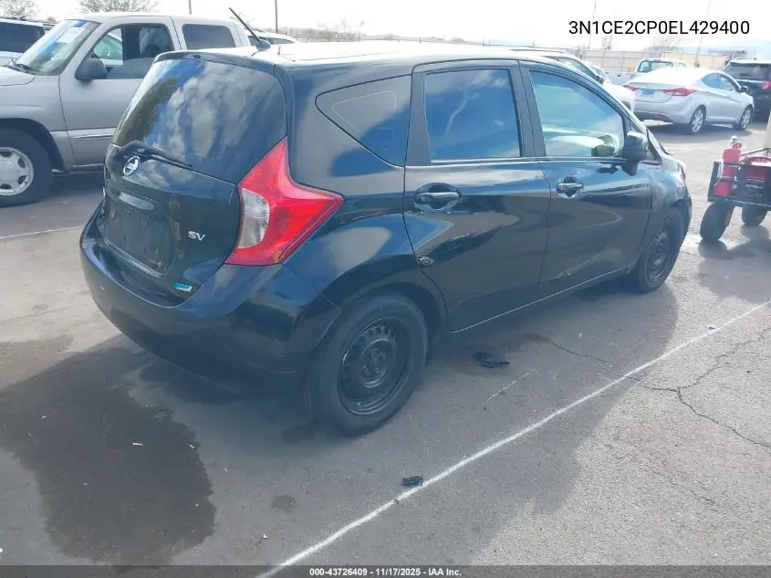 3N1CE2CP0EL429400 2014 Nissan Versa Note Sv