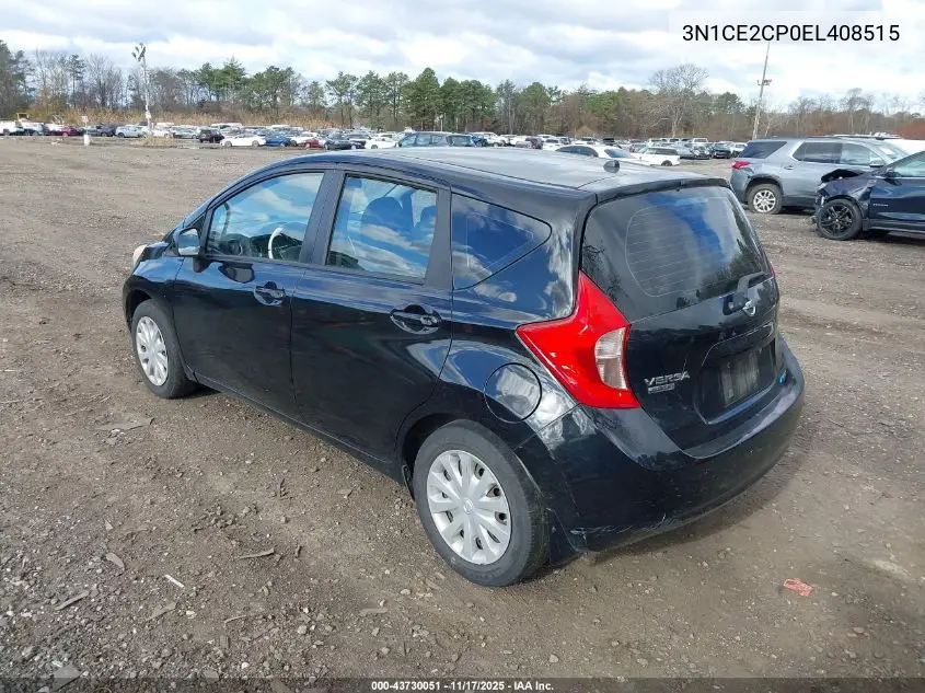 3N1CE2CP0EL408515 2014 Nissan Versa Note S (Sr)