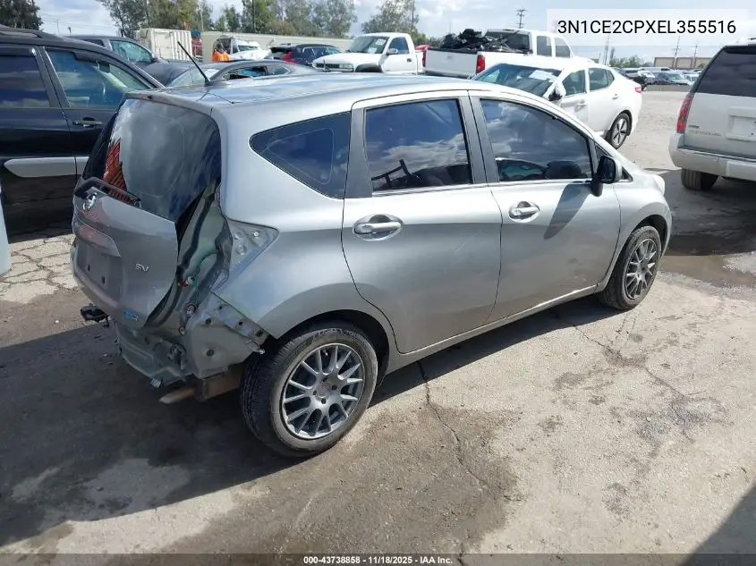 3N1CE2CPXEL355516 2014 Nissan Versa Note Sv