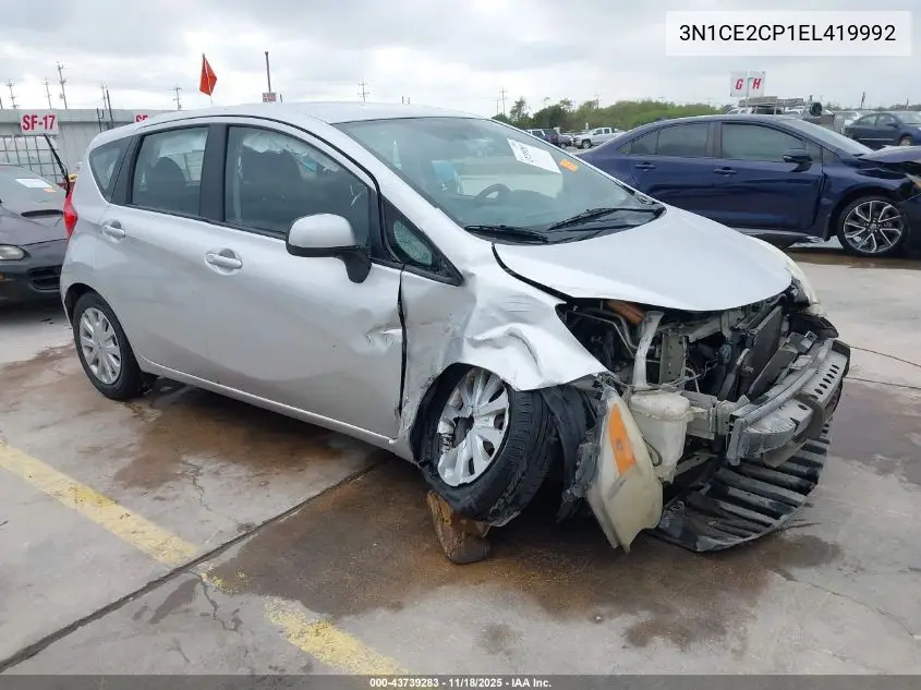 3N1CE2CP1EL419992 2014 Nissan Versa Note S (Sr)/S Plus/Sv