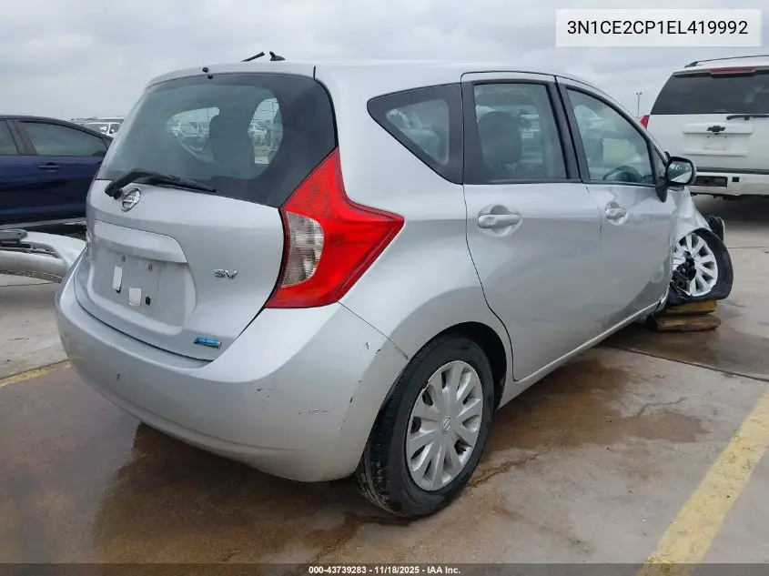 3N1CE2CP1EL419992 2014 Nissan Versa Note S (Sr)/S Plus/Sv