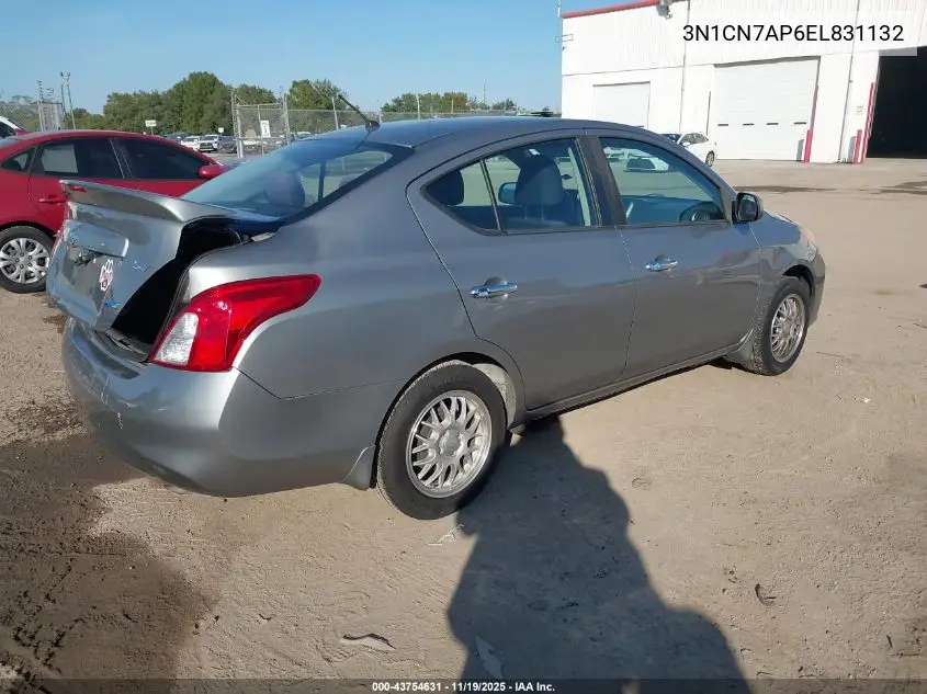 3N1CN7AP6EL831132 2014 Nissan Versa 1.6 Sv
