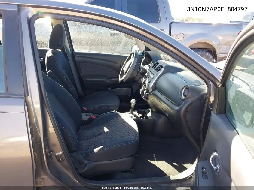 3N1CN7AP0EL804797 2014 Nissan Versa 1.6 Sv