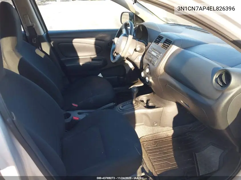 3N1CN7AP4EL826396 2014 Nissan Versa 1.6 S+