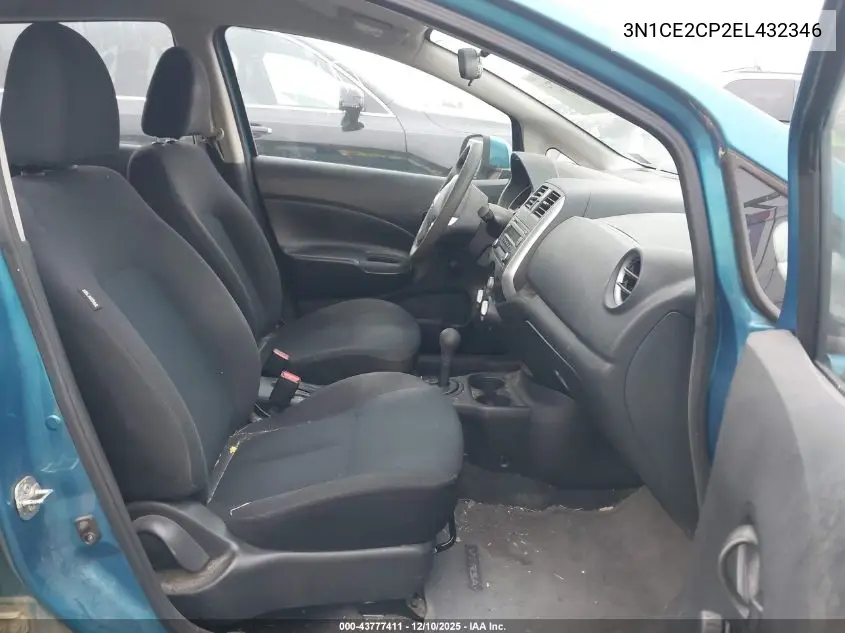 3N1CE2CP2EL432346 2014 Nissan Versa Note S Plus