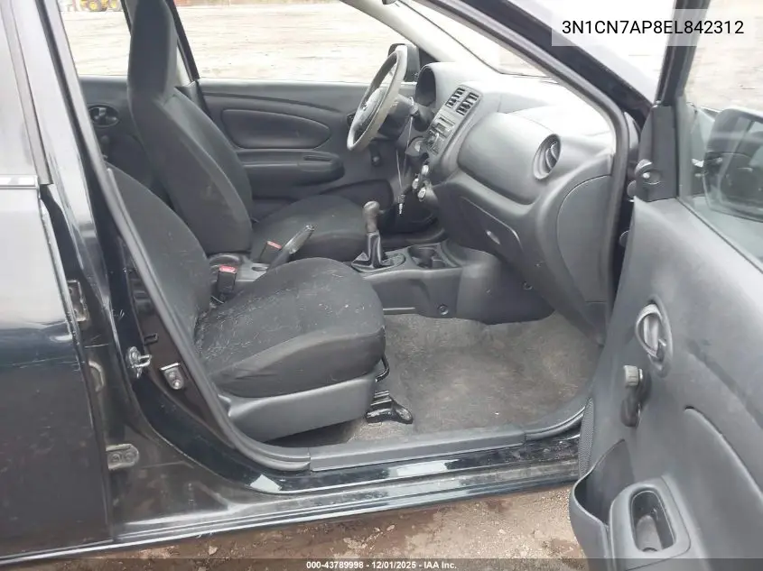 3N1CN7AP8EL842312 2014 Nissan Versa 1.6 S