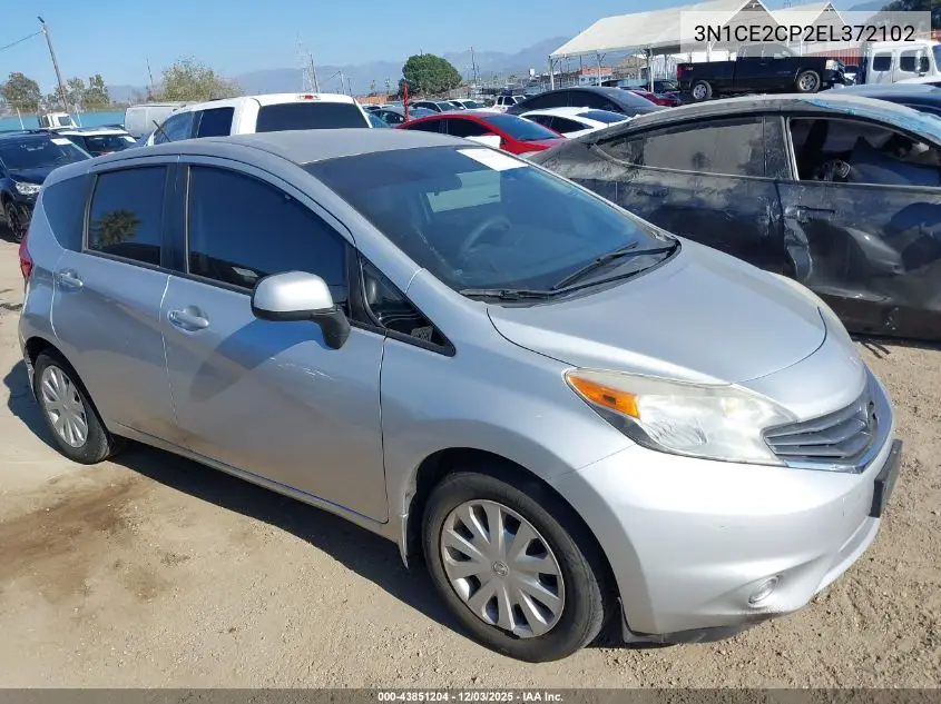 3N1CE2CP2EL372102 2014 Nissan Versa Note S Plus