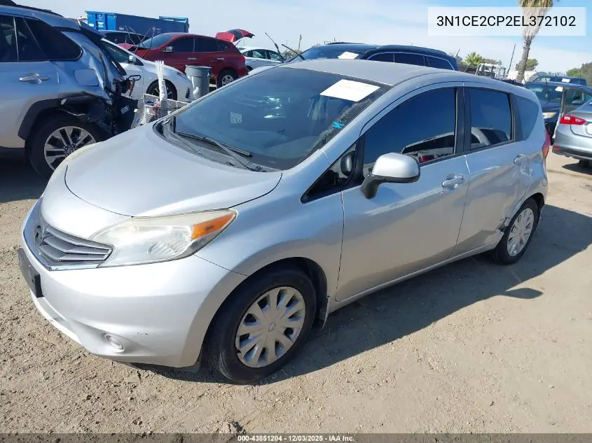 3N1CE2CP2EL372102 2014 Nissan Versa Note S Plus