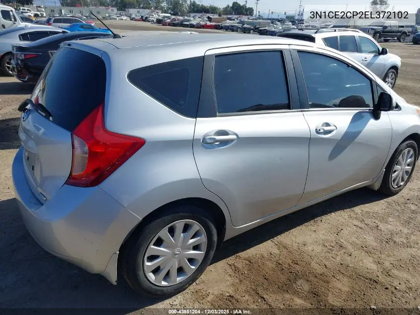 3N1CE2CP2EL372102 2014 Nissan Versa Note S Plus