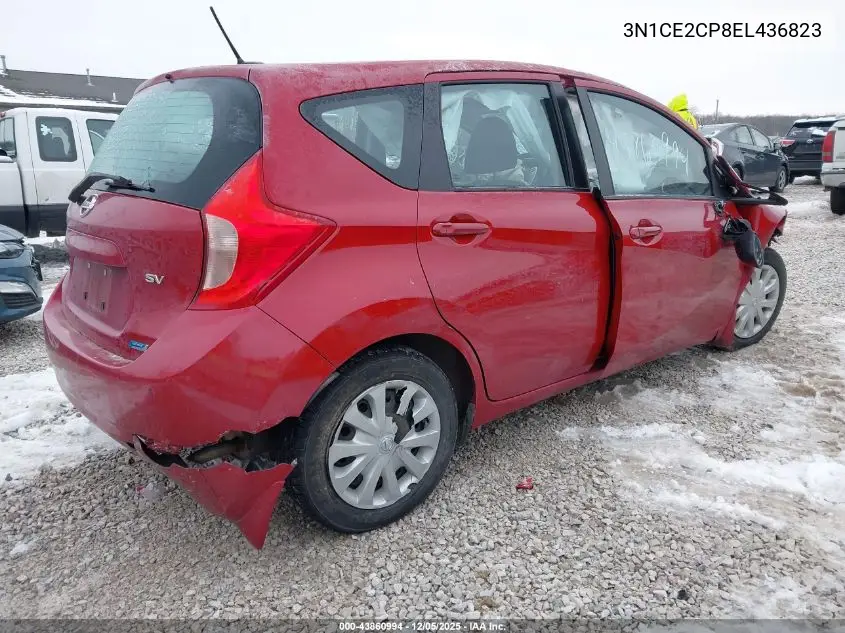 3N1CE2CP8EL436823 2014 Nissan Versa Note Sv
