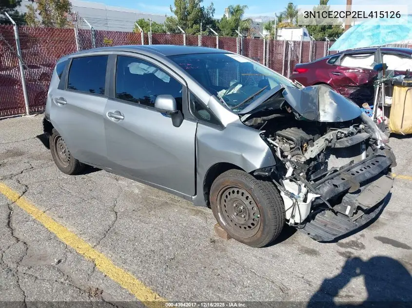 3N1CE2CP2EL415126 2014 Nissan Versa Note S Plus