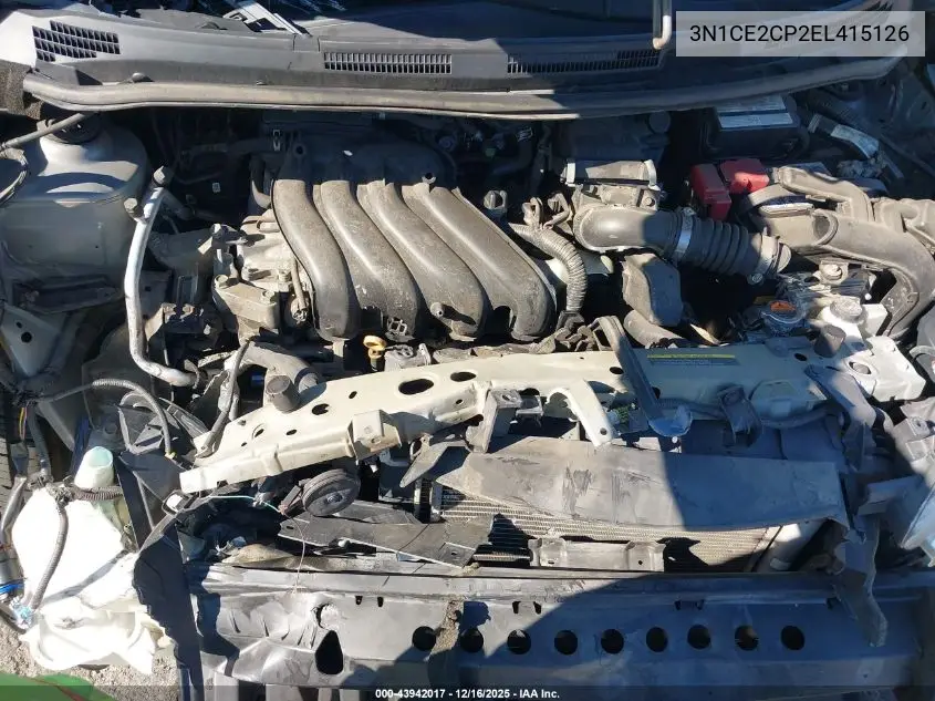 3N1CE2CP2EL415126 2014 Nissan Versa Note S Plus