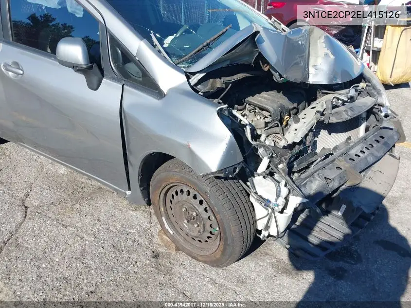 3N1CE2CP2EL415126 2014 Nissan Versa Note S Plus