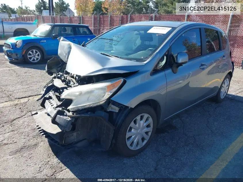3N1CE2CP2EL415126 2014 Nissan Versa Note S Plus