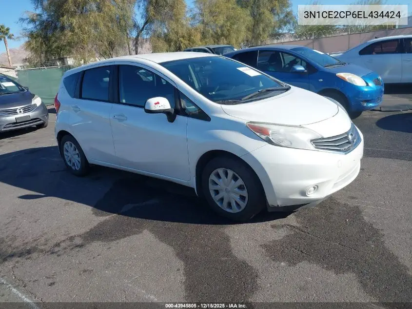 3N1CE2CP6EL434424 2014 Nissan Versa Note S Plus