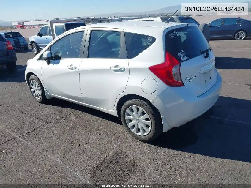 3N1CE2CP6EL434424 2014 Nissan Versa Note S Plus