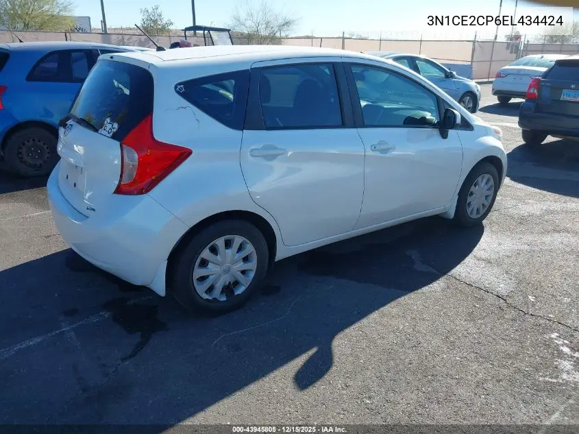 3N1CE2CP6EL434424 2014 Nissan Versa Note S Plus