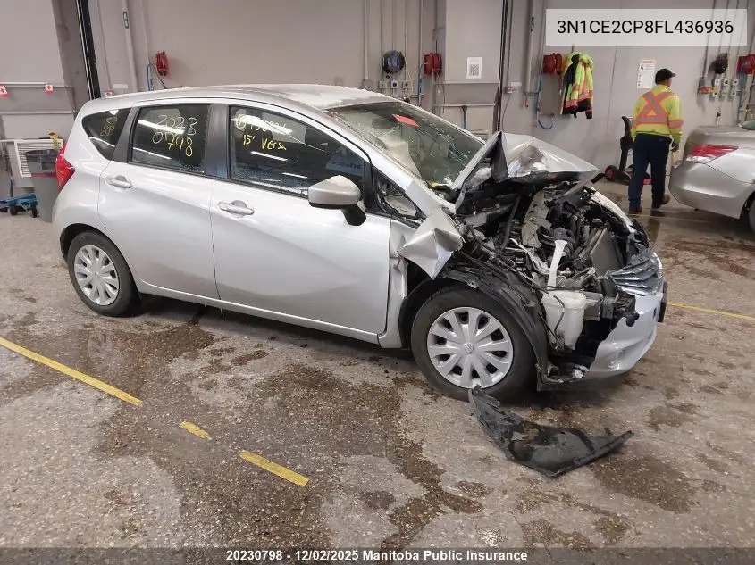 3N1CE2CP8FL436936 2015 Nissan Versa Note Sv