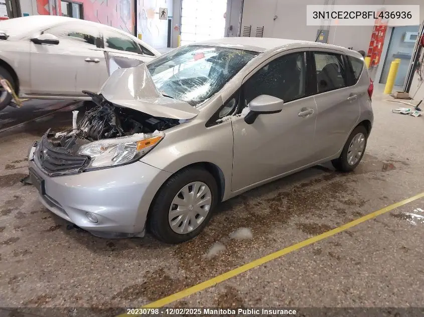 3N1CE2CP8FL436936 2015 Nissan Versa Note Sv