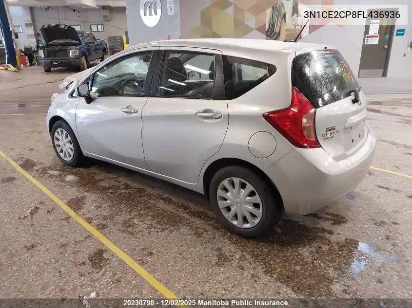 3N1CE2CP8FL436936 2015 Nissan Versa Note Sv