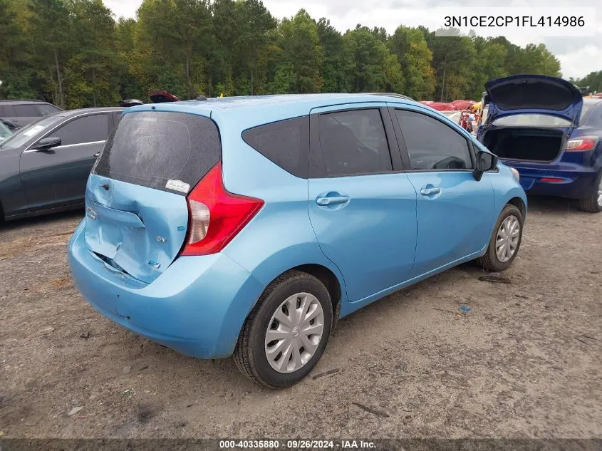 2015 Nissan Versa Note S (Sr)/S Plus/Sl/Sr/Sv VIN: 3N1CE2CP1FL414986 Lot: 40335880