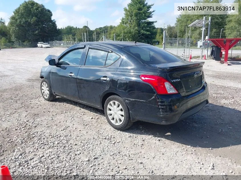 3N1CN7AP7FL863914 2015 Nissan Versa 1.6 Sv