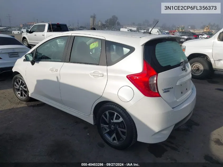 2015 Nissan Versa Note Sr VIN: 3N1CE2CP6FL356373 Lot: 40453286