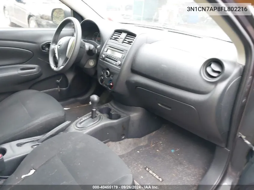 3N1CN7AP8FL802216 2015 Nissan Versa 1.6 S