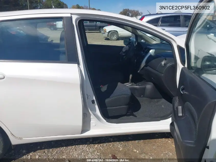 3N1CE2CP5FL360902 2015 Nissan Versa Note Sv