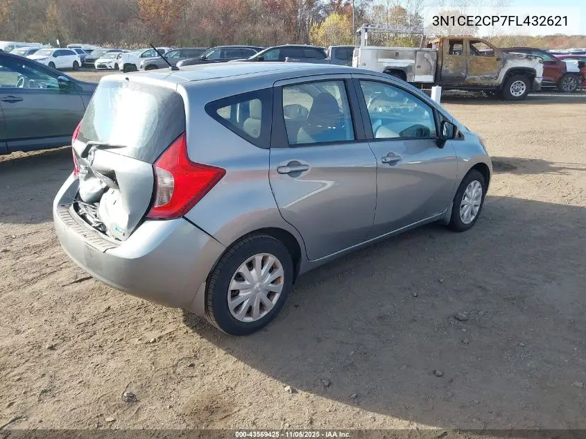 3N1CE2CP7FL432621 2015 Nissan Versa Note S Plus