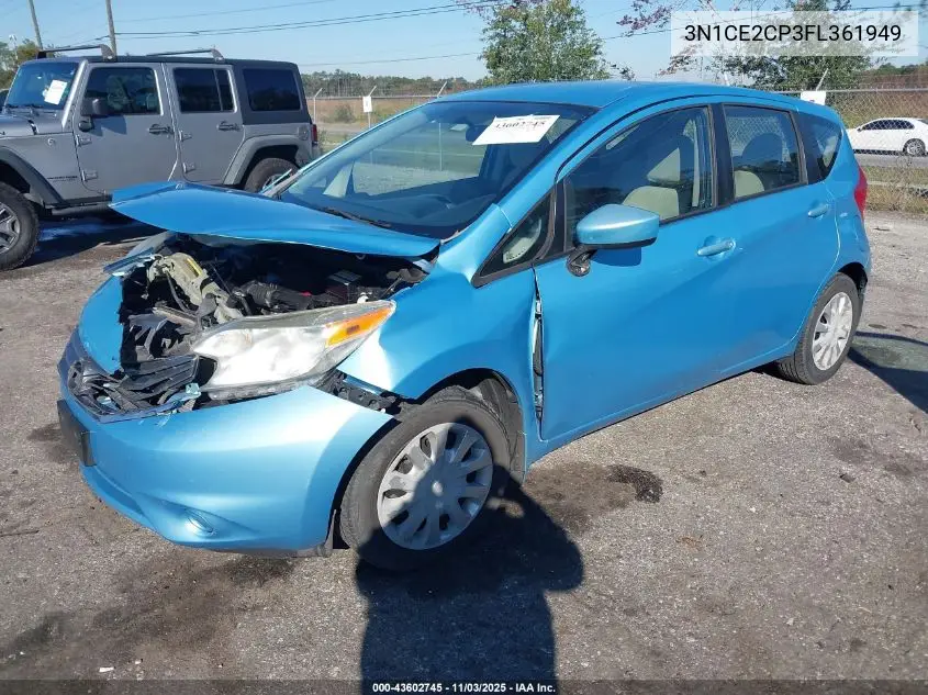 3N1CE2CP3FL361949 2015 Nissan Versa Note