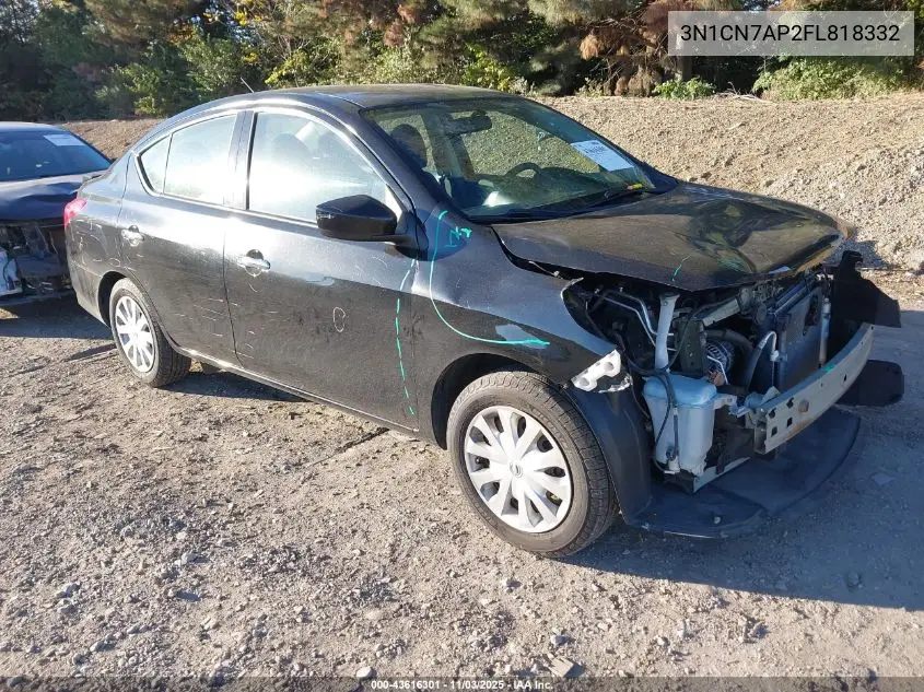 3N1CN7AP2FL818332 2015 Nissan Versa 1.6 Sv