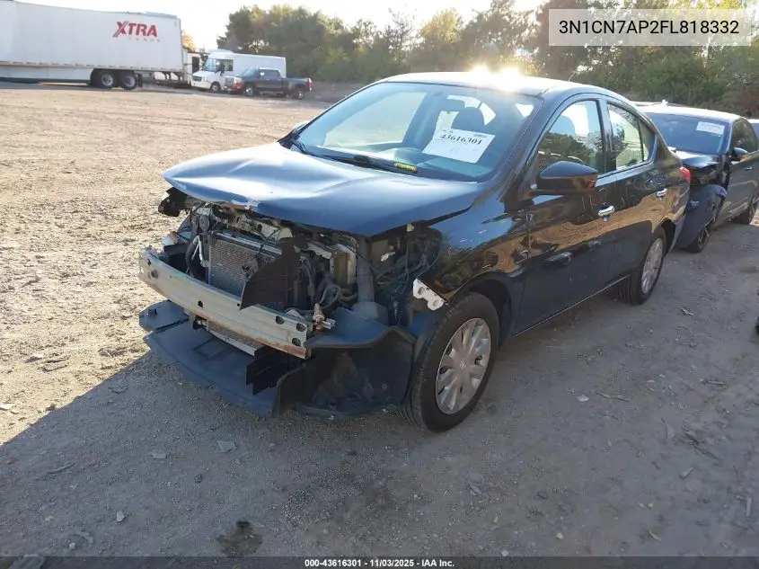 3N1CN7AP2FL818332 2015 Nissan Versa 1.6 Sv