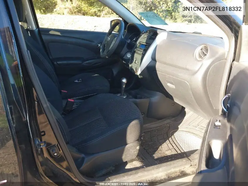 3N1CN7AP2FL818332 2015 Nissan Versa 1.6 Sv