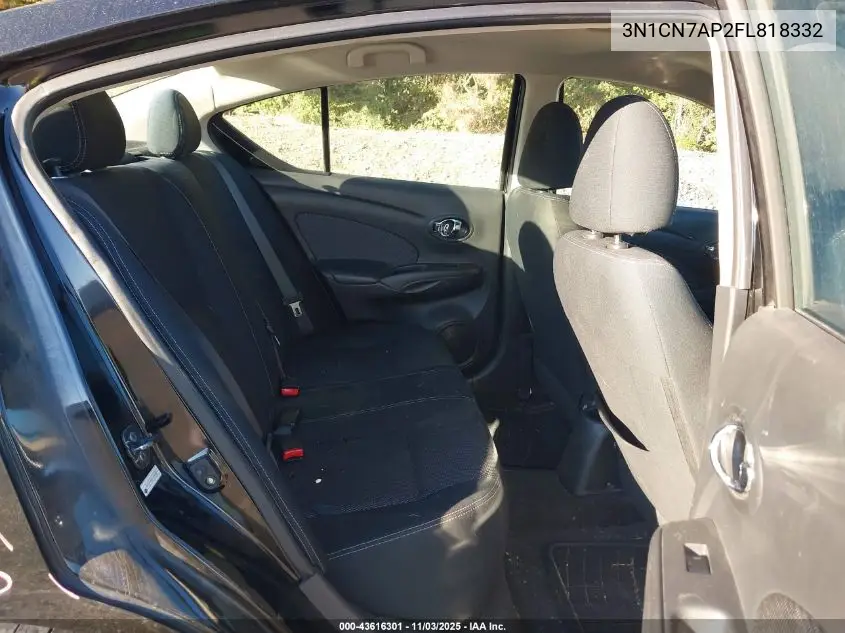 3N1CN7AP2FL818332 2015 Nissan Versa 1.6 Sv