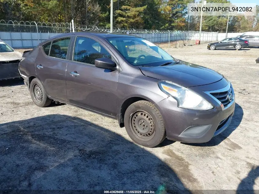3N1CN7AP0FL942082 2015 Nissan Versa 1.6 Sv
