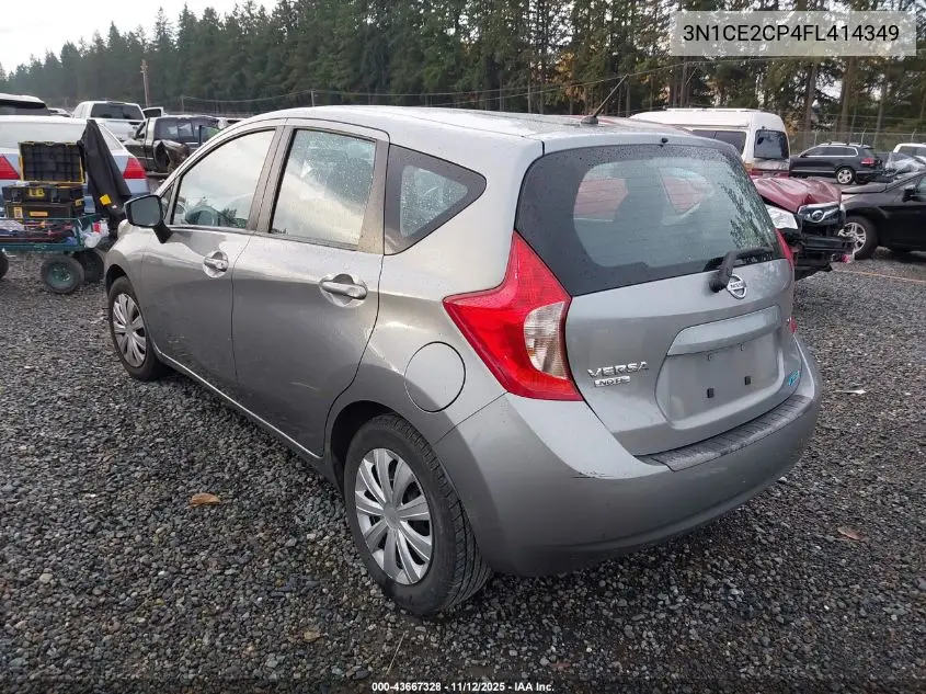 3N1CE2CP4FL414349 2015 Nissan Versa Note Sv