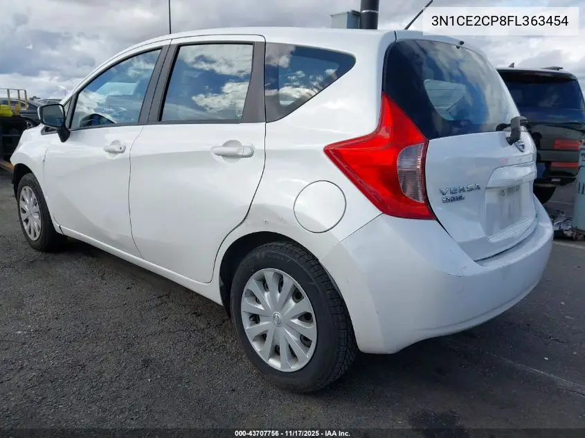 3N1CE2CP8FL363454 2015 Nissan Versa Note S (Sr)/S Plus/Sl/Sr/Sv