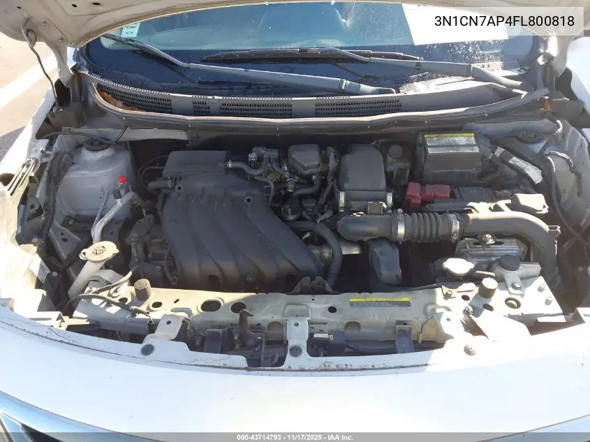 3N1CN7AP4FL800818 2015 Nissan Versa 1.6 Sv