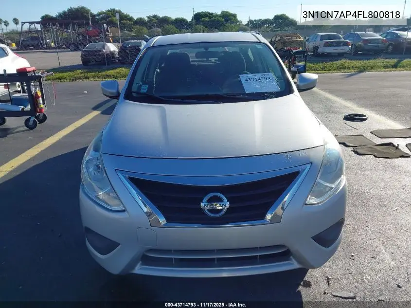 3N1CN7AP4FL800818 2015 Nissan Versa 1.6 Sv