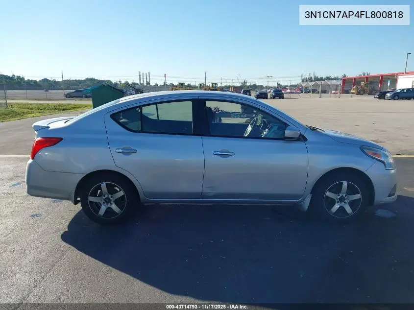 3N1CN7AP4FL800818 2015 Nissan Versa 1.6 Sv
