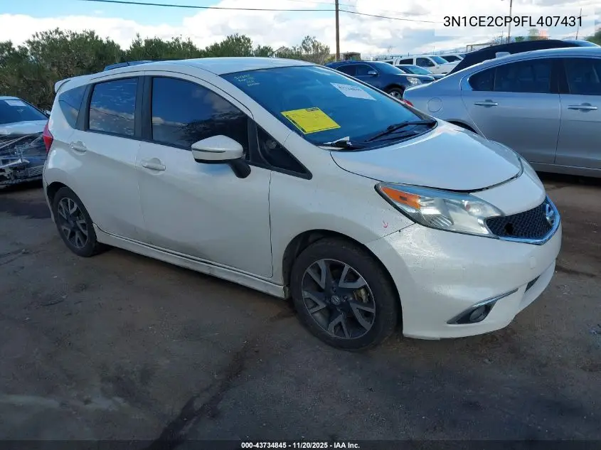 3N1CE2CP9FL407431 2015 Nissan Versa Note Sr