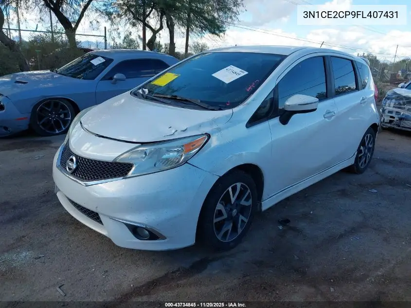 3N1CE2CP9FL407431 2015 Nissan Versa Note Sr