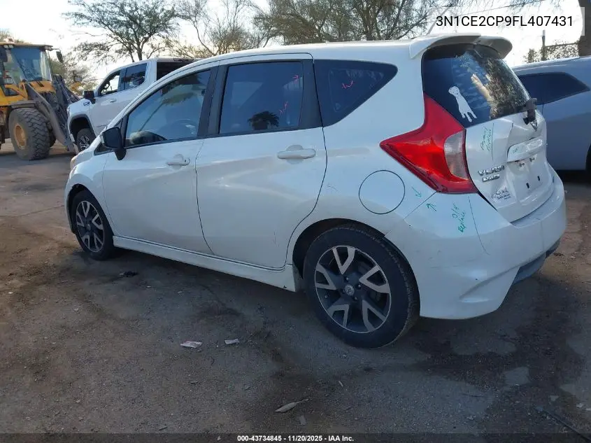 3N1CE2CP9FL407431 2015 Nissan Versa Note Sr