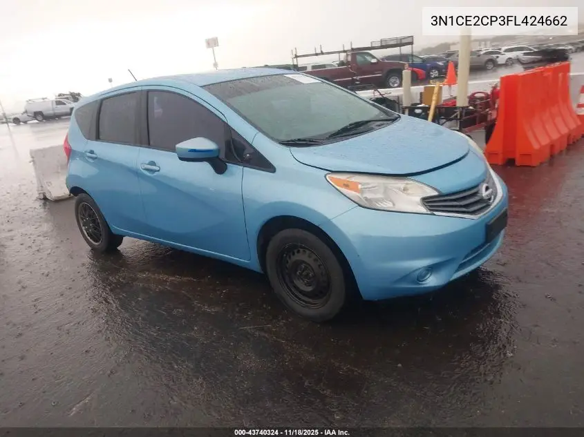 3N1CE2CP3FL424662 2015 Nissan Versa Note Sv