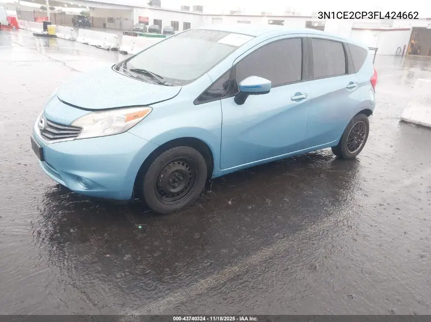 3N1CE2CP3FL424662 2015 Nissan Versa Note Sv