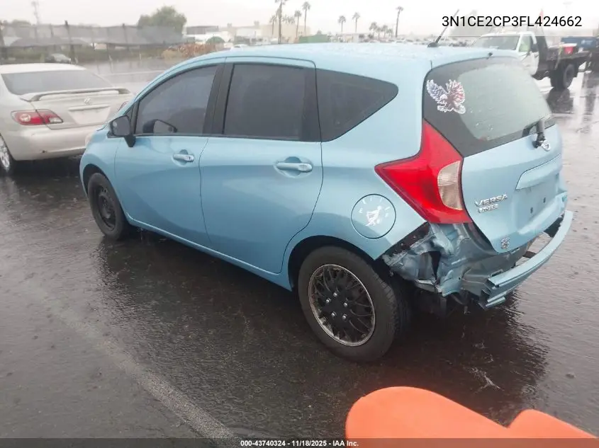 3N1CE2CP3FL424662 2015 Nissan Versa Note Sv