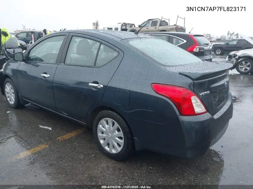 3N1CN7AP7FL823171 2015 Nissan Versa 1.6 Sv